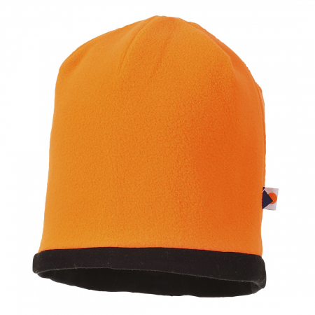 Fesuri, capisoane si sepci - PORTWEST HA14, Căciulă reversibilă Hi-Vis Beanie, din fleece poliester 230 g/mp, căptușeală fleece poliester 230 g/mp