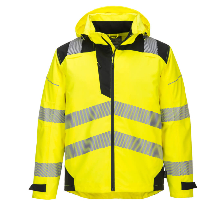 PORTWEST PW360, Jachetă HI-VIS tip Softshell, cu glugă detașabilă, din poliester cu membrană PU, 300 g/mp [0]