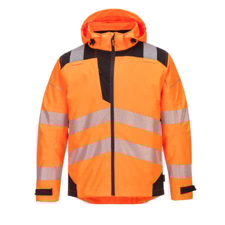 Jachete reflectorizante (HI-VIS) - PORTWEST PW360, Jachetă HI-VIS tip Softshell, cu glugă detașabilă, din poliester cu membrană PU, 300 g/mp