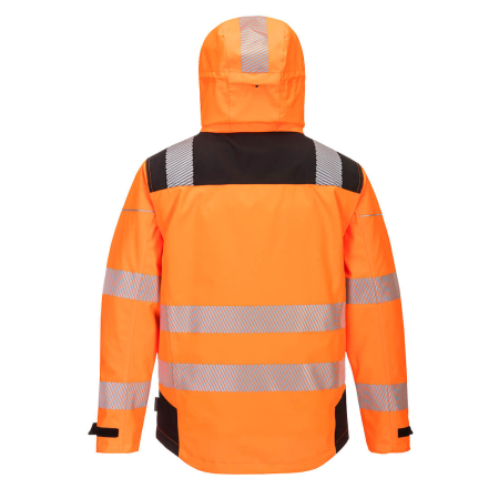PORTWEST PW360, Jachetă HI-VIS tip Softshell, cu glugă detașabilă, din poliester cu membrană PU, 300 g/mp [4]