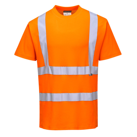 Tricouri si bluze reflectorizante (HI-VIS) - PORTWEST S170, Tricou Cotton Comfort cu mâneci scurte, din bumbac și poliester, 175 g/mp