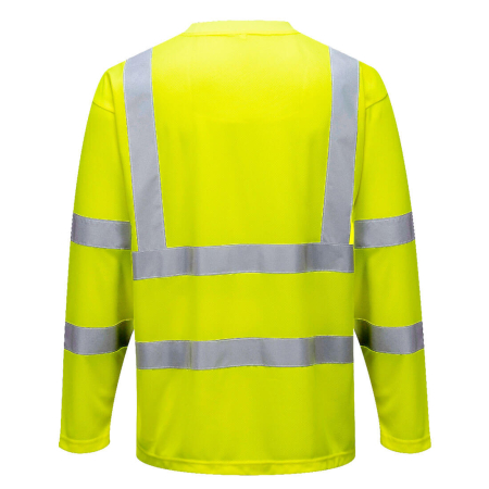 PORTWEST S178, Tricou cu mâneci lungi Hi-Vis, din poliester, 150 g/mp [1]