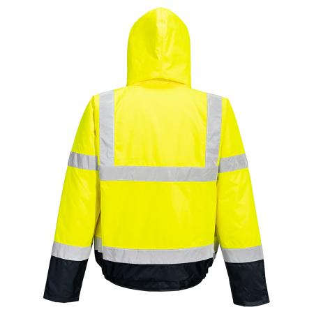 PORTWEST S266, Jachetă Contrast Bomber Hi-Vis, din poliester 300D, căptușeală 230 g/mp [1]