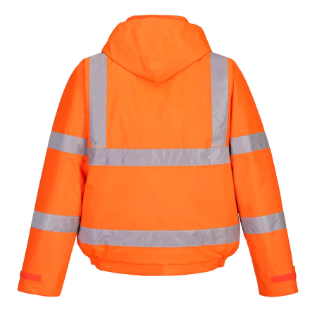 PORTWEST S463, Jachetă Bomber Hi-Vis, impermeabilă, cu căptușeală, Clasa 3 [4]