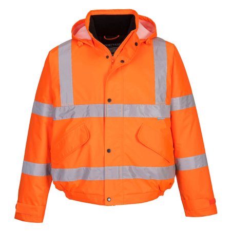 PORTWEST S463, Jachetă Bomber Hi-Vis, impermeabilă, cu căptușeală, Clasa 3 [3]