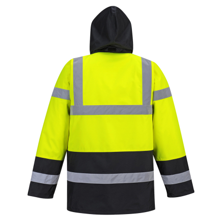 PORTWEST S466, Jachetă HI-VIS cu glugă încorporată, din poliester 300D Oxford 190 g/mp, căptușeală matlasată 230 g/mp [6]