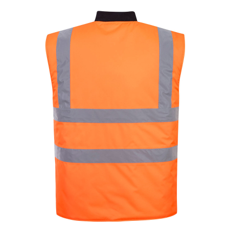 PORTWEST S469, Vestă reversibilă HI-VIS din poliester, 190 g/mp, căptușeală 200 g/mp [1]