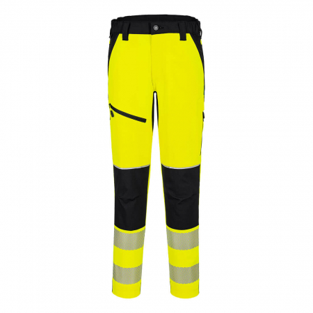 PORTWEST T140, Pantaloni stretch Hi-Vis, din poliester și elastan, 300 g/mp [3]