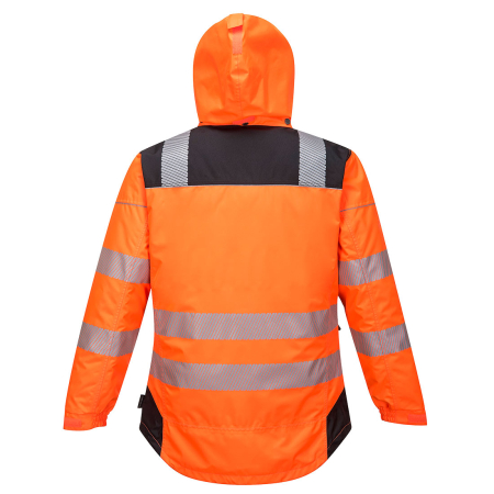 PORTWEST T400, Jachetă de iarnă HI-VIS, cu glugă detașabilă, din poliester 300D, 190 g/mp, căptușeală termică 230 g/mp [9]