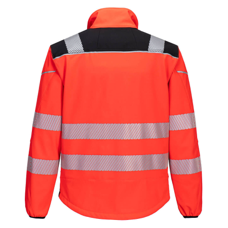 PORTWEST T402, Jachetă Softshell HI-VIS, fără glugă, din poliester și elastan, 310 g/mp [5]