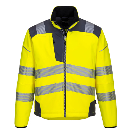 PORTWEST T402, Jachetă Softshell HI-VIS, fără glugă, din poliester și elastan, 310 g/mp [3]