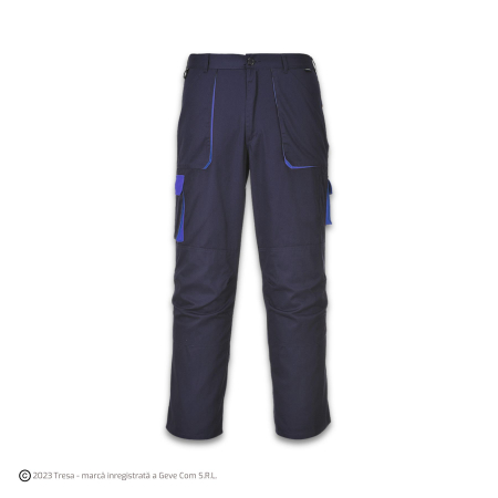 Pantaloni standard - PORTWEST TEXO CONTRAST, Pantaloni de lucru din bumbac si poliester