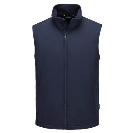 PORTWEST TK22, Vesta Softshell cu 2 straturi, din poliester și elastan, 280 g/mp, căptușită cu micro fleece [0]