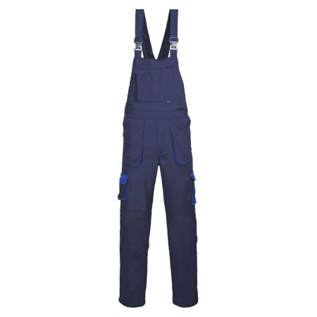 PORTWEST TEXO CONTRAST TX12, Pantaloni de lucru cu pieptar din bumbac și poliester, 245 g/mp [2]