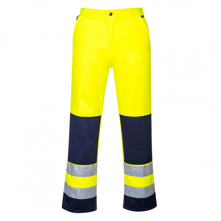 PORTWEST TX71, Pantaloni în talie HiVis Seville, din polibumbac, 245 g/mp [2]