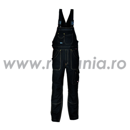 PRAGUE, Pantaloni de lucru cu pieptar din canvas, 100% bumbac, 250 g/mp [3]