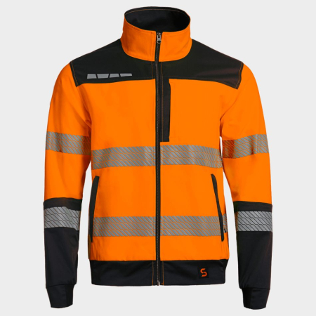 Jachete reflectorizante (HI-VIS) - PRIMO LIGHT STRETCH, Jachetă de lucru reflectorizantă , din tercot elastic, 210 g/mp