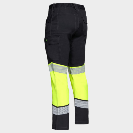PRIMO LIGHT STRETCH, Pantaloni de lucru reflectorizanți  în talie, din tercot elastic, 210 g/mp [5]