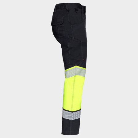PRIMO LIGHT STRETCH, Pantaloni de lucru reflectorizanți  în talie, din tercot elastic, 210 g/mp [7]