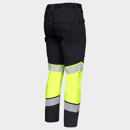 PRIMO LIGHT STRETCH, Pantaloni de lucru reflectorizanți  în talie, din tercot elastic, 210 g/mp [6]