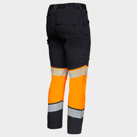PRIMO LIGHT STRETCH, Pantaloni de lucru reflectorizanți  în talie, din tercot elastic, 210 g/mp [2]