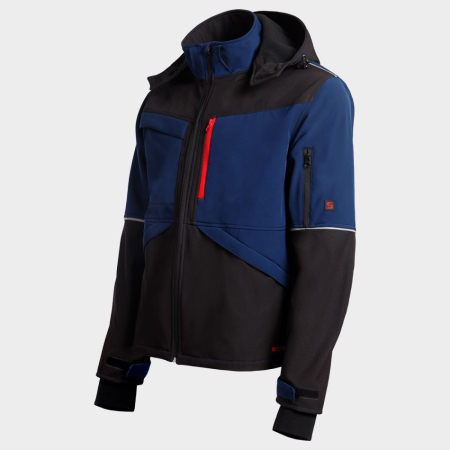 PRISMA SOFTSHELL 2.0, Jachetă softshell cu glugă detașabilă din 94% poliester și 6% spandex cu membrană TPU și polar, 300 g/mp [2]