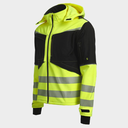 PRISMA 2.0 HV, Jachetă reflectorizantă tip softshell din poliester cu spandex, 300 g/mp [3]