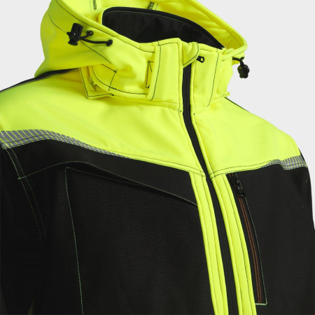 PRISMA 2.0 HV, Jachetă reflectorizantă tip softshell din poliester cu spandex, 300 g/mp [4]