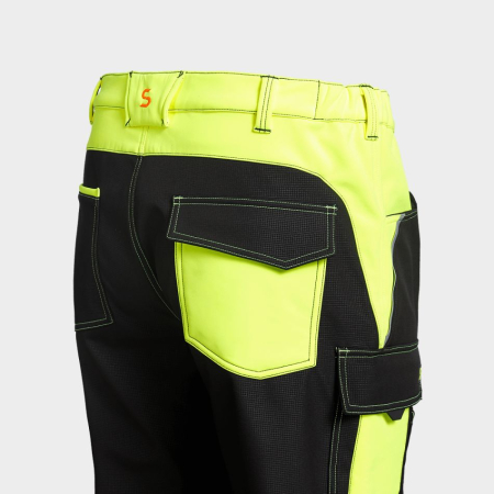 PRISMA 2.0 HV, Pantaloni reflectorizanți tip softshell din poliester cu spandex, 300 g/mp [5]