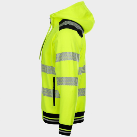 PRISMA HV SWEATSHIRT 2.0, Jachetă HI-VIS cu glugă, din poliester 75% și bumbac 25%, căptușeală polar, 280 g/mp [6]