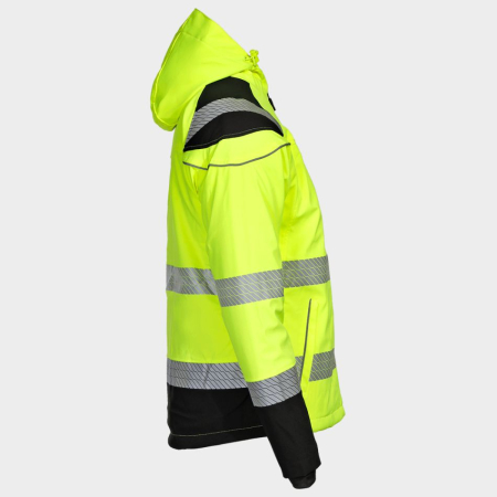 PRISMA HV SOFTSHELL, Jachetă HI-VIS tip softshell cu glugă încorporată, poliester 100% și membrană TPU, 240 g/mp [4]