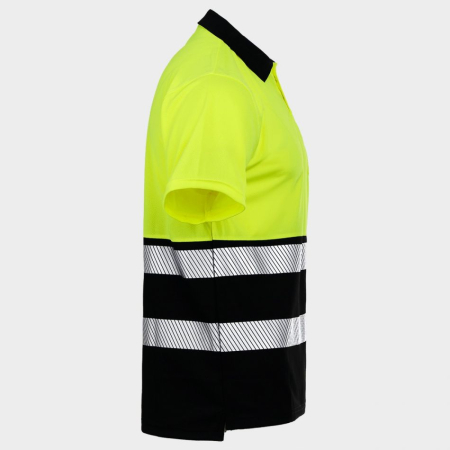 PRISMA HV POLO, Tricou polo HI-VIS din poliester 100%, 140 g/mp [4]