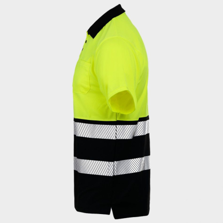PRISMA HV POLO, Tricou polo HI-VIS din poliester 100%, 140 g/mp [3]