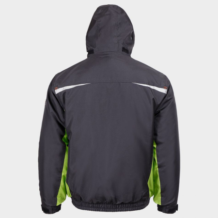 PRISMA WINTER, Jachetă de iarnă cu glugă în guler din poliester 100%, țesătură Oxford/PU, 160g/mp [1]