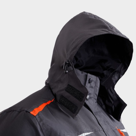 PRISMA WINTER, Jachetă de iarnă cu glugă în guler din poliester 100%, țesătură Oxford/PU, 160g/mp [4]