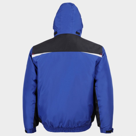 PRISMA WINTER, Jachetă de iarnă cu glugă în guler din poliester 100%, țesătură Oxford/PU, 160g/mp [1]