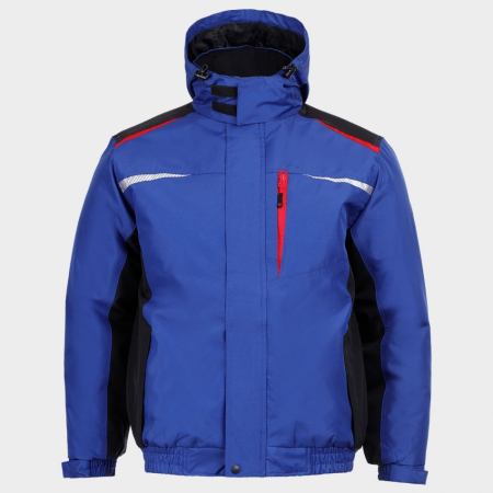 PRISMA WINTER, Jachetă de iarnă cu glugă în guler din poliester 100%, țesătură Oxford/PU, 160g/mp [6]