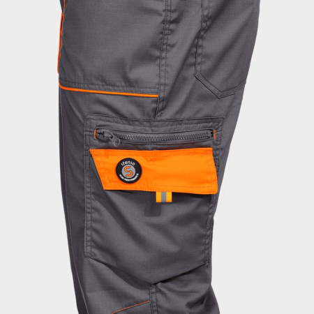 PRISMA LIGHT STRETCH, Pantaloni cu pieptar de lucru din poliester și bumbac, 190 g/mp [4]