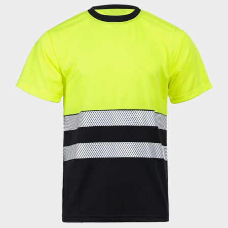 IMBRACAMINTE - PRISMA HV, Tricou HI-VIS din poliester 100%, 140 g/mp