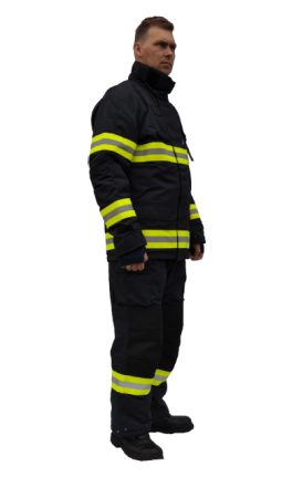 PROFIRE GIII, Costum de protecție pentru pompieri din Nomex Delta TA, 195 g/m², membrană ePTFE, barieră termică 270 g/m², EN 469 nivelul 2 [0]