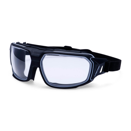Ochelari de protecție - PS64, Ochelari de protecție pliabili tip goggle din policarbonat, ventilație indirectă