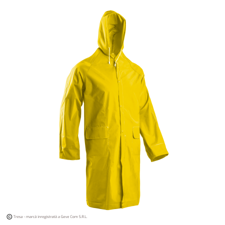 PVC COAT, Haină de protecție din bumbac-poliester, acoperire dublă cu PVC, cusături termo-sudate, 415 g/mp [2]