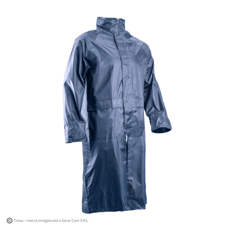 Îmbrăcăminte IMPERMEABILĂ - PVC COAT, Haină de protecție din poliester acoperit cu PVC, cusături etanșe, 185 g/mp