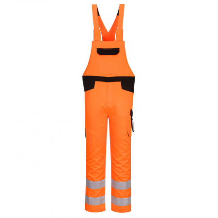 PW244, Pantaloni HI-VIS cu pieptar din tercot, 245 g/mp [2]