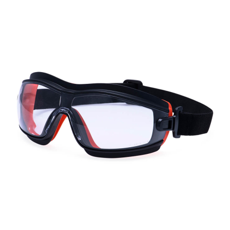 Ochelari de protecție - PW26, Ochelari de protecție tip goggle din policarbonat, lentilă incoloră