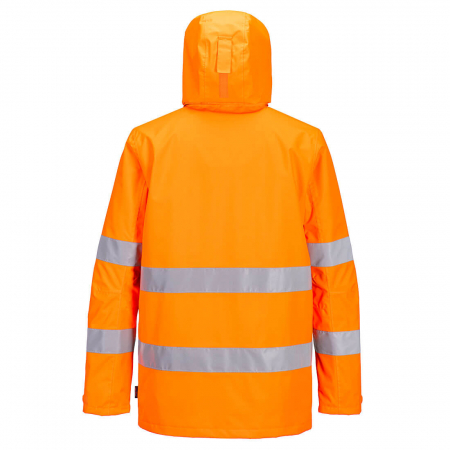 PW265, Jachetă HI-VIS de ploaie, din poliester Oxford și PU 190 g/mp, căptușeală termică 60 g/mp [3]