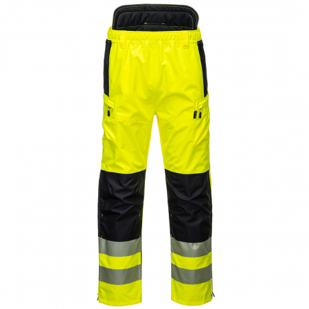 Pantaloni si salopete reflectorizante (HI-VIS) - PW3 EXTREME HI-VIS, Pantaloni de lucru din poliester 300D Stretch Oxford, 200 g/mp