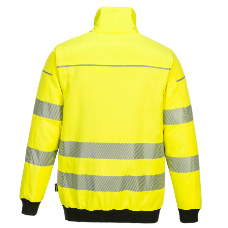 PW3 - 302, Jachetă 3 în 1 HI-VIS cu mâneci detașabile și fleece interior, din policoton, 240 g/mp, căptușeală interioară 60 g/mp, căptușeală detașabilă 280 g/mp [4]
