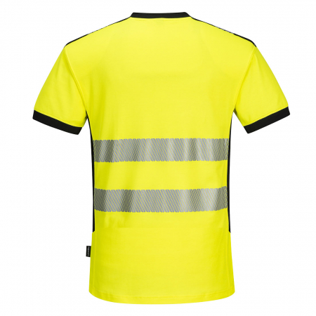 PW3 - 310, Tricou HI-VIS la baza gâtului din bumbac și poliester, 175 g/mp [1]