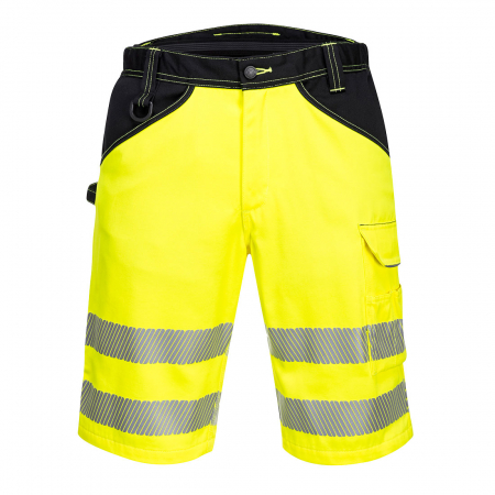 IMBRACAMINTE - PW3 - 348, Pantaloni scurți Hi-Vis din Titanmill Plus, 65% poliester, 35% bumbac, 300 g/mp